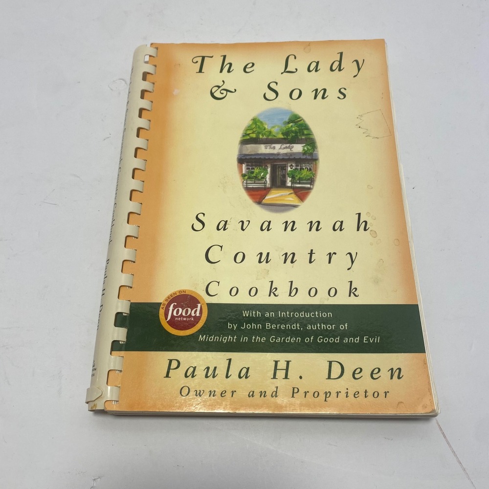 Paula Deen Cookbook The Lady & Sons Savannah Country Spiral Bound